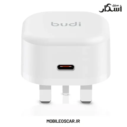 آداپتور مینی ۲۰ وات بودی مدل AC366UTTW + کابل تایپ سی