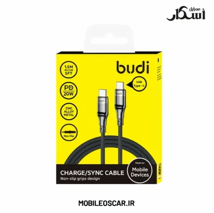 کابل شارژ فست تایپ سی به لایتنینگ بودی مدل فلزی
