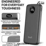 پاوربانک بودی 10 هزار مدل PB820B1 (فست شارژ 22.5 وات)