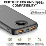 پاوربانک بودی 10 هزار مدل PB820B1 (فست شارژ 22.5 وات)