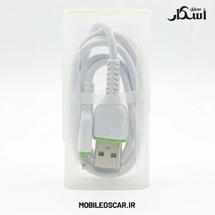 کابل شارژ لایتنینگ بودی (Budi 158L) طول 1 متر