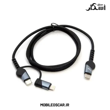 کابل شارژ 2 در 1 بودی مدل DC231TTL10B توان ۶۵ وات